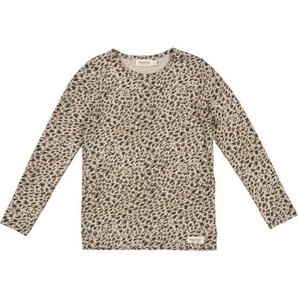 NEW MARMAR COPENHAGEN leopard long sleeve shirt in donkey - Picture 2 of 2